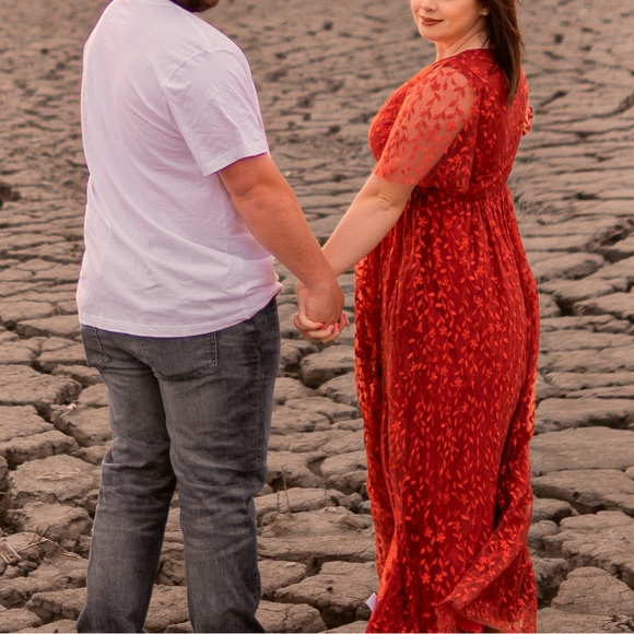 Baltic Born Red Floral Maxi Dress - Picture 4 of 4